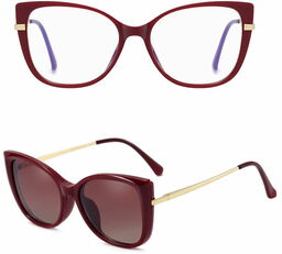 Stylion 2w1 Okulary damskie do komputera z nakładką
