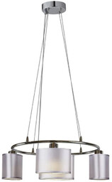 Lumes Nowoczesna srebrna lampa wisząca - K540-Balazo