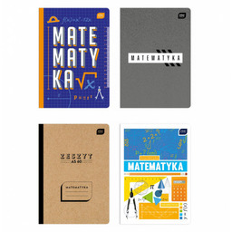 Zeszyt szkolny MATEMATYKA 60 kartek w kratkę INTERDRUK