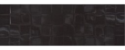 Płytka ścienna SIMPLE ART black cubes structure glossy