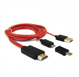 Emmerson - Kabel MHL51A HDMI M/MUSB/USB M 2M