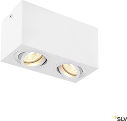 TRILEDO Double lampa sufitowa natynkowa QPAR51, biały, maks.