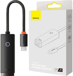 Adapter sieciowy USB-C - LAN RJ45 Baseus WKQX000301