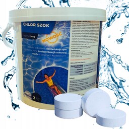 chlor szok do basenu 3kg chlor tabletki