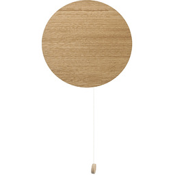 Nowodvorski Drewniana lampa ścienna Minimal 9377 okrągły kinkiet