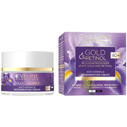 Eveline Gold Retinol przeciwzmarszczkowy Krem regenerujący 40+ 50ml
