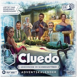 Cluedo kalendarz adwentowy: Secrets Under Snowfall  wersja