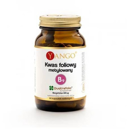 YANGO Kwas foliowy metylowany, 60 kaps.