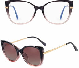 Stylion 2w1 Okulary damskie do komputera z nakładką