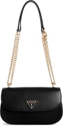 GUESS Damskie Daryna Cabrio Crossbody Flap Crossbody, Czarny,
