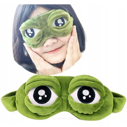 OPASKA NA OCZY DO SPANIA ŻABKA ZIELONA