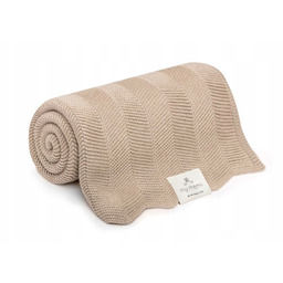 Bambusowy koc My Memi Fir Beige