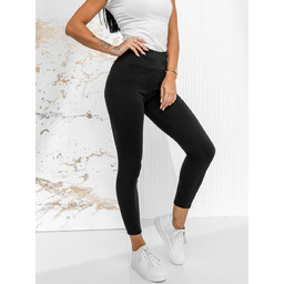 Czarne legginsy damskie Denley W5221