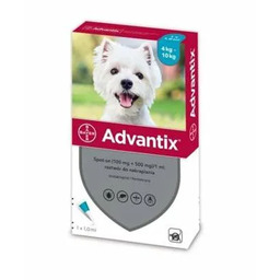 BAYER ADVANTIX Spot-on 4-10kg 1,0ml 4 pipety