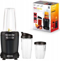 Nutri Blender Tritan Sencor SNB6600BK 6 Noży 1200W