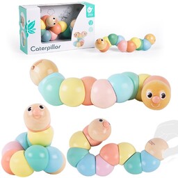 CLASSIC WORLD Drewniana Gąsienica Kolorowa do Zginania