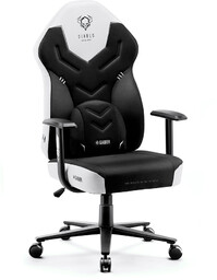 Fotel gamingowy materiałowy Diablo X-Gamer 2.0 Snow White: