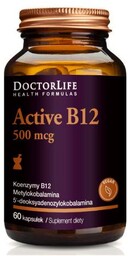 Doctor Life Active B12 500mcg, 60 kaps.