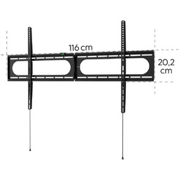 Uchwyt LCD/LED Hama, Vesa 1100X600, FIX XL (120'')