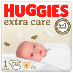 Huggies pieluszki Extra Care 1 (2-5 kg 3x84