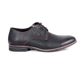 MĘSKIE PÓŁBUTY SZNUROWANE CASUAL BADOXX 420 CZARNE