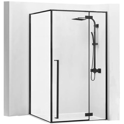 Rea Kabina prysznicowa Fargo 100x80 Black Mat