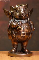 Figurka Świnka lotnik pilot Steampunk