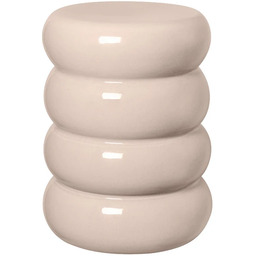 Blomus - Toru Ceramic Stołek Round Lily Biały