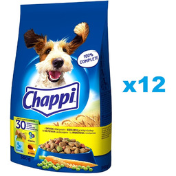 CHAPPI Drób i warzywa 12x500g sucha karma