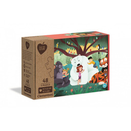 Clementoni, puzzle, Fantasyland, 3x48 el.