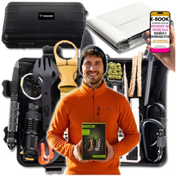 ZESTAW SURVIVALOWY DLA NIEGO Zestaw Przetrwania Kompas Narzędzia