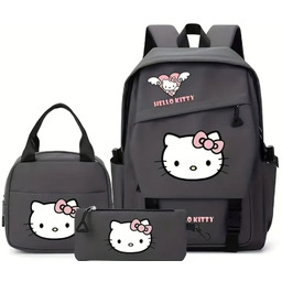 Plecak szary hello kitty