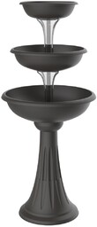 Kaskada kwiatowa Trevy szary, 50 x 114 cm,