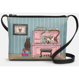 Mała listonoszka damska Koty na Pianinie Yoshi YB214