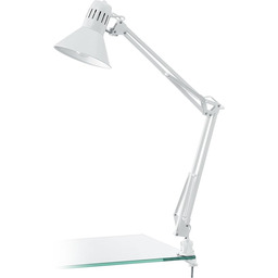 EGLO Zaciskowa lampa biurkowa Firmo, lampka nocna