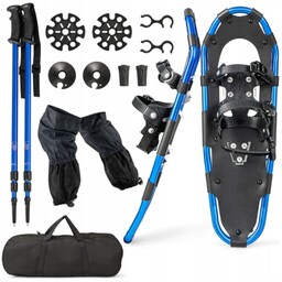 Zestaw rakiet śnieżnych Costway 21" 70 kg 4