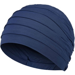 Turban Yoga Uni Bamboo by Christine Headwear, ciemnoniebieski,