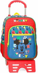 Disney Mickey Shape Shifter plecak szkolny z wózkiem,