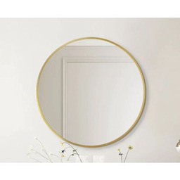 Lustro Round Gold 70 x 70 cm