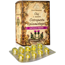 Olej z nasion ostropestu 500 mg Suplement diety,