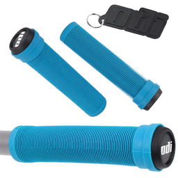 Chwyty ODI Longneck SLX (Flangeless) błękitne, 160 mm