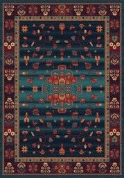 Dywan wełniany Agnella Agnus Tacuba granatowy 200x300 cm
