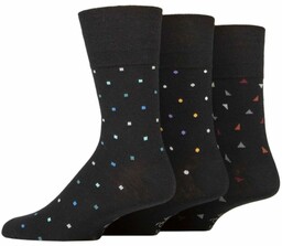 Gentle Grip Maksymalny KOMFORT Skarpety Męskie 3-pary J621