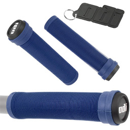 Chwyty ODI Longneck SLX (Flangeless) granatowe, 160 mm