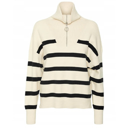 Vero Moda Sweter Damski Wielokolorowy Klasyczny Do Pasa