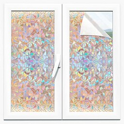 Alyvisun 3D Folia Okienna Tęcza 90x220cm, Dekoracyjna Folia