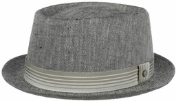 Kapelusz Tekstylny Herringbone Pork Pie by Lierys, szary,