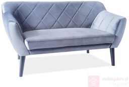 Sofa KARO VELVET 2 Signal Szary
