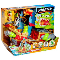 MAGIC BOX Zestaw figurek Piratix Adventure World Statek