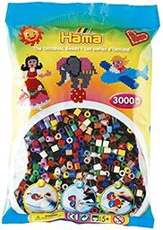 Hama Perlen Koraliki, Wielokolorowy, 3000 Sztuk